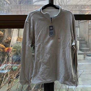 BRAND NEW Van Heusen Men’s Quarter Zip Sweater Size Large